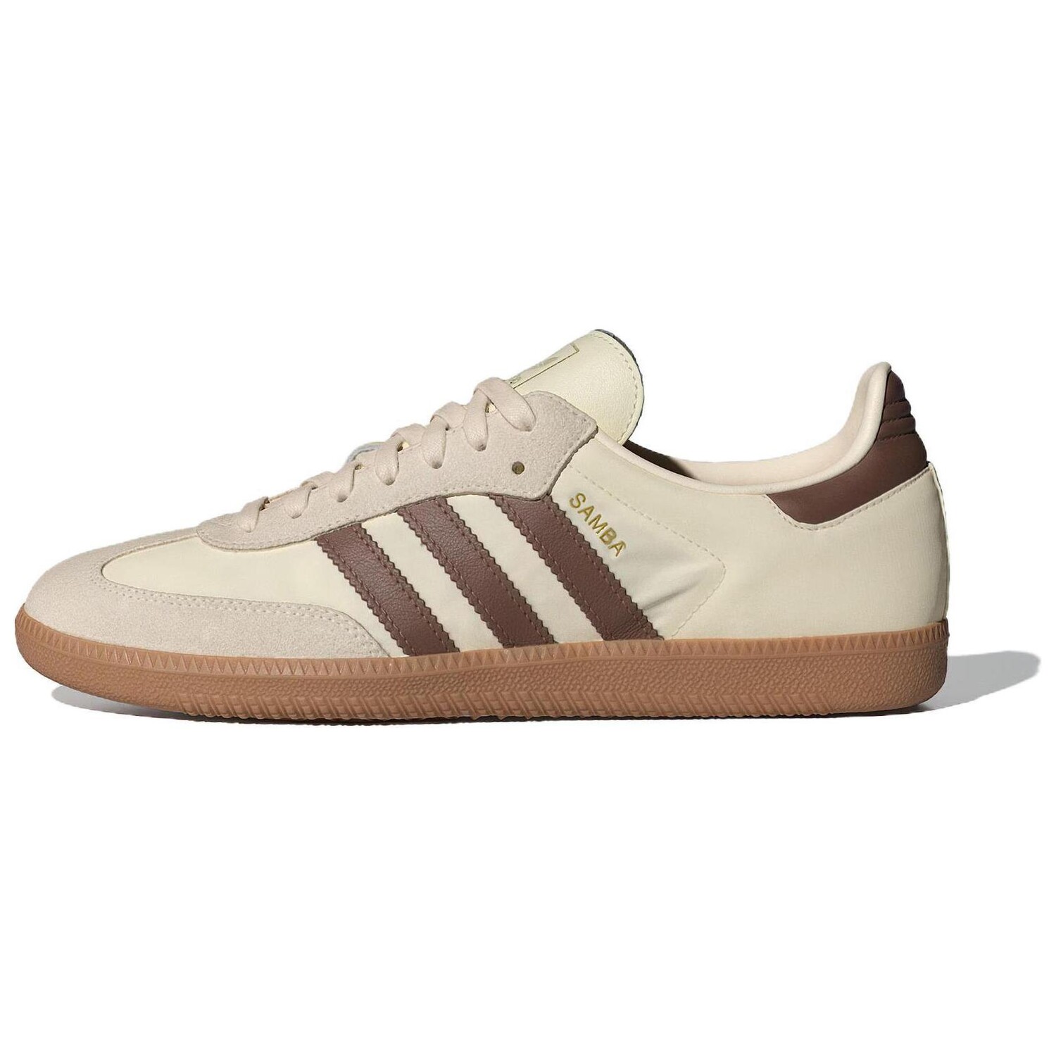 

Кроссовки Adidas Samba OG Cream White Preloved Brown, коричневый дубль