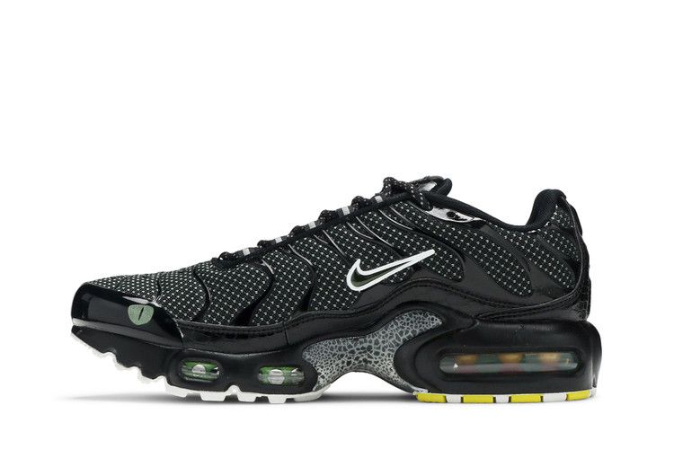 Кроссовки Nike Air Max Plus QS GS 'Crocodile', черный — фото 4