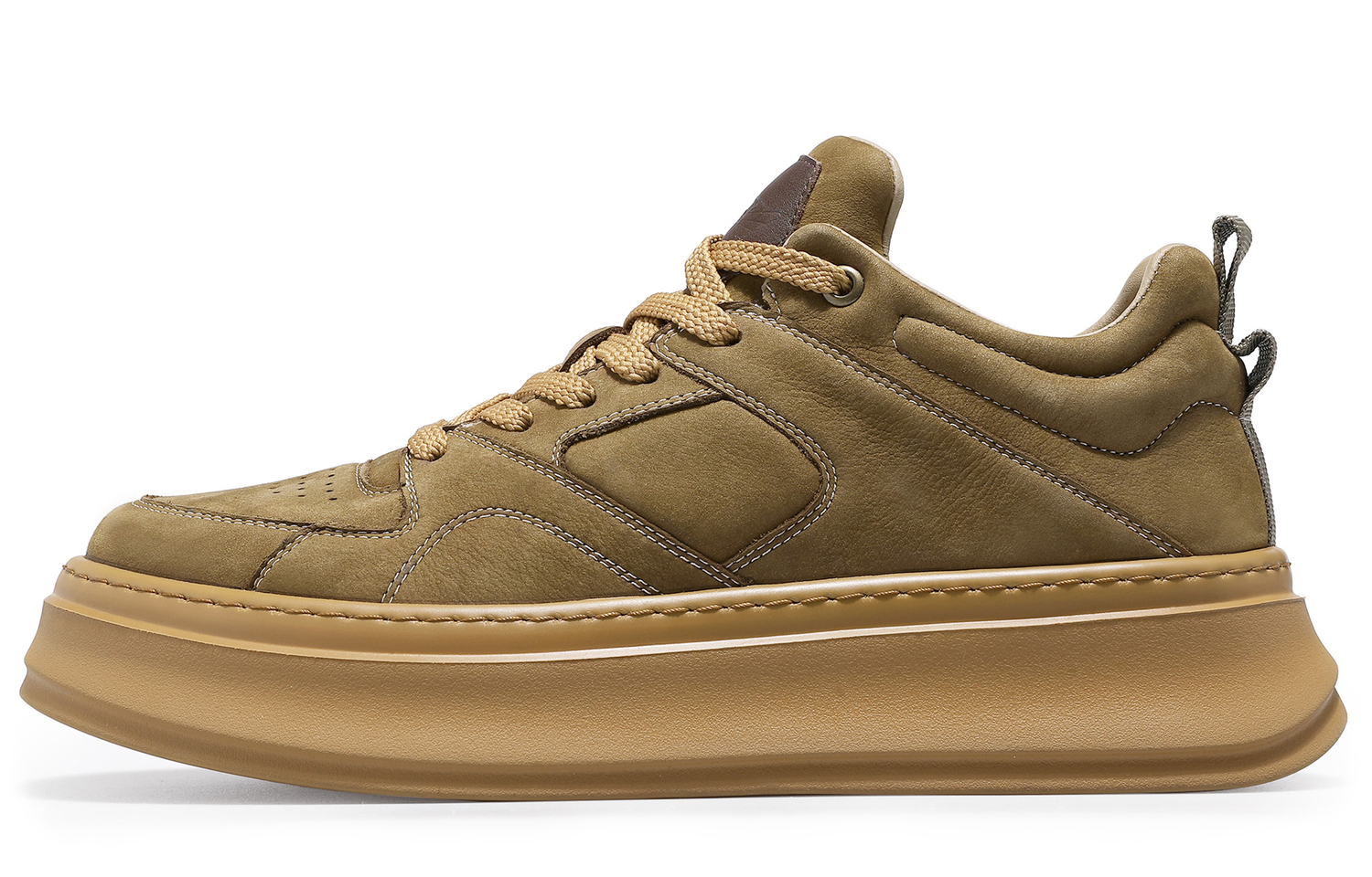 

Desai Антискользящие износостойкие скейтерские кроссовки мужские - Хаки-02, цвет Khaki-02