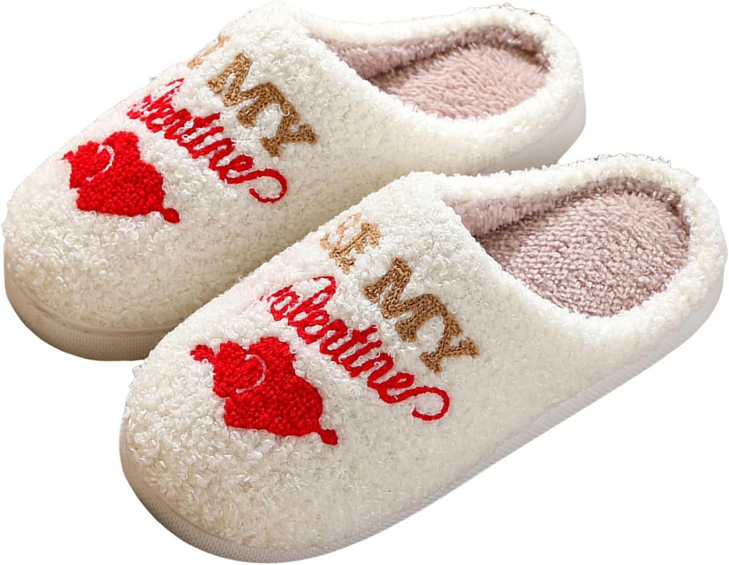 Тапочки JYSwoshoe с ворсом для женщин и мужчин, удобные домашние тапочки с памятью формы, мягкие плюшевые, теплые тапочки для дома и улицы, хаки — фото 2