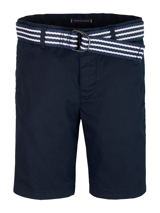 

Шорты из ткани обычного кроя KB0KB09474 Tommy Hilfiger, синий