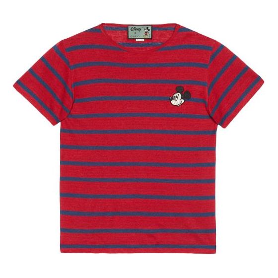 

Футболка Gucci x Disney Linen Unisex Red And Blue, красный
