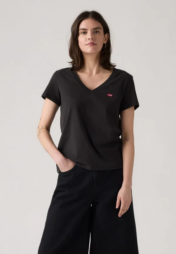 Набор из двух базовых футболок perfect tees Levi'S, White/Caviar — фото 2