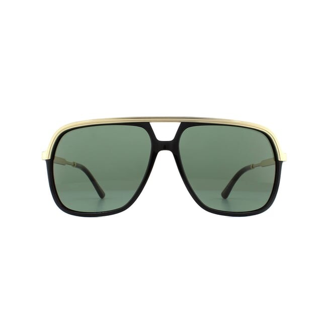 

Солнцезащитные очки gg0200s 001 и золотисто-зеленые Gucci, черный