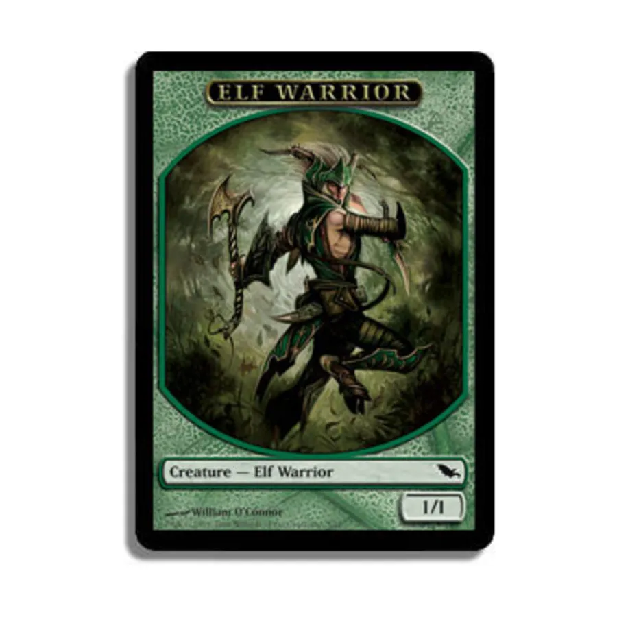 

CCG Эльф-воин — жетон № 1 (С), MTG - Shadowmoor