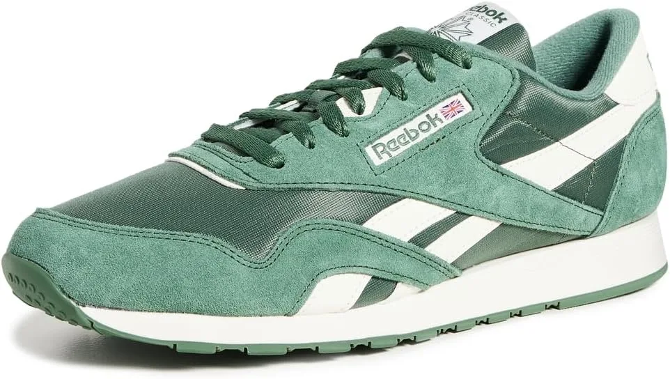 Мужские классические нейлоновые кроссовки Reebok, зеленый