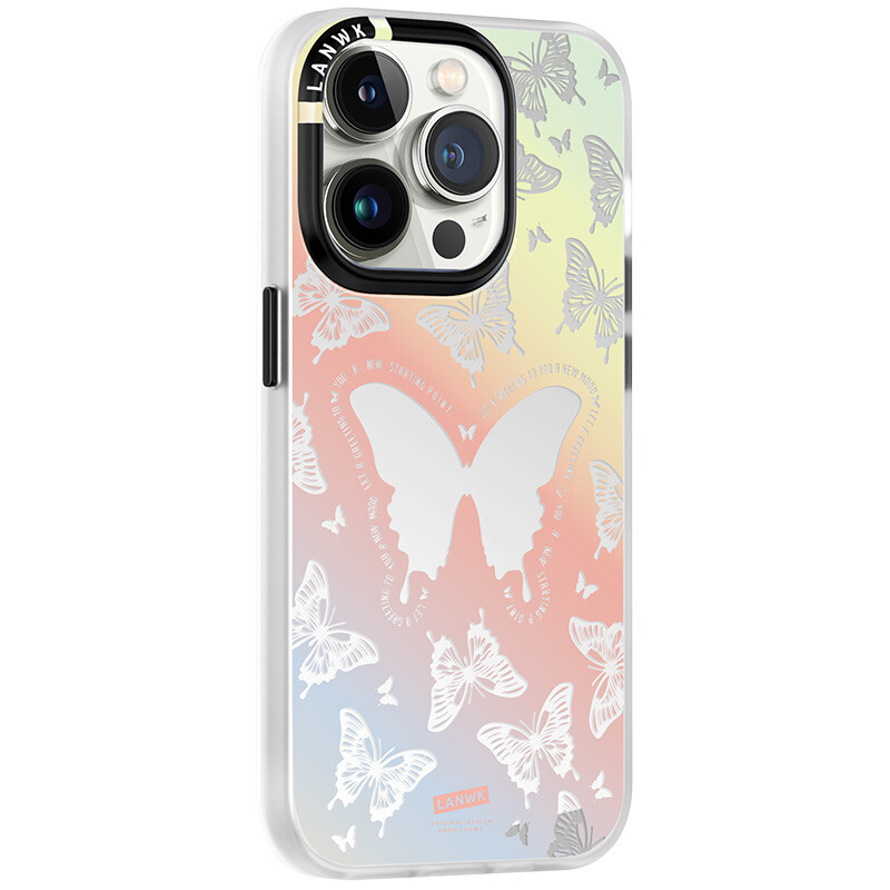 

Чехол для телефона Lanwk, Butterfly Life - Blue Violet