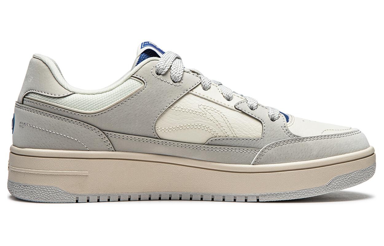 Кроссовки LINING Tianji Skateboarding Shoes Men Low-top Antarctic Grey/off-white, серый — фото 2