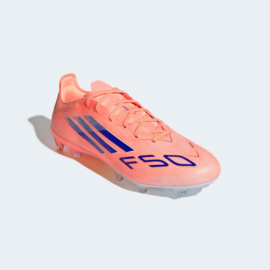ADIDAS Женские/мужские футбольные бутсы FG - F50 Pro Coral Blaze Orange — фото 2