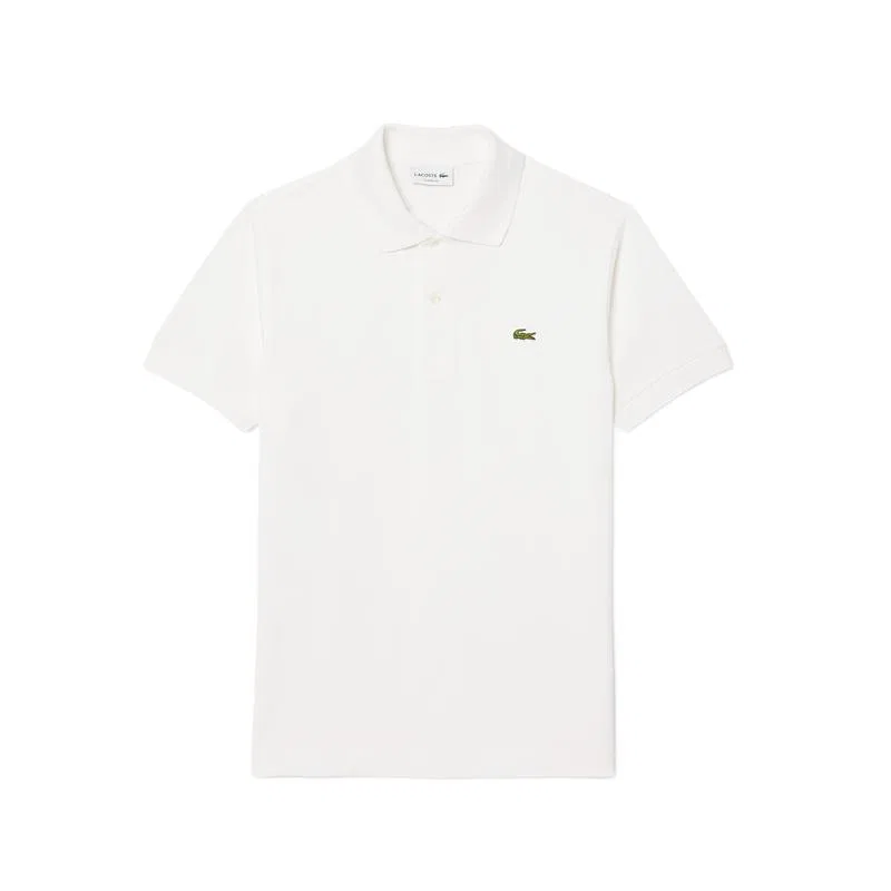 Поло Lacoste Petit pique мужское, белый