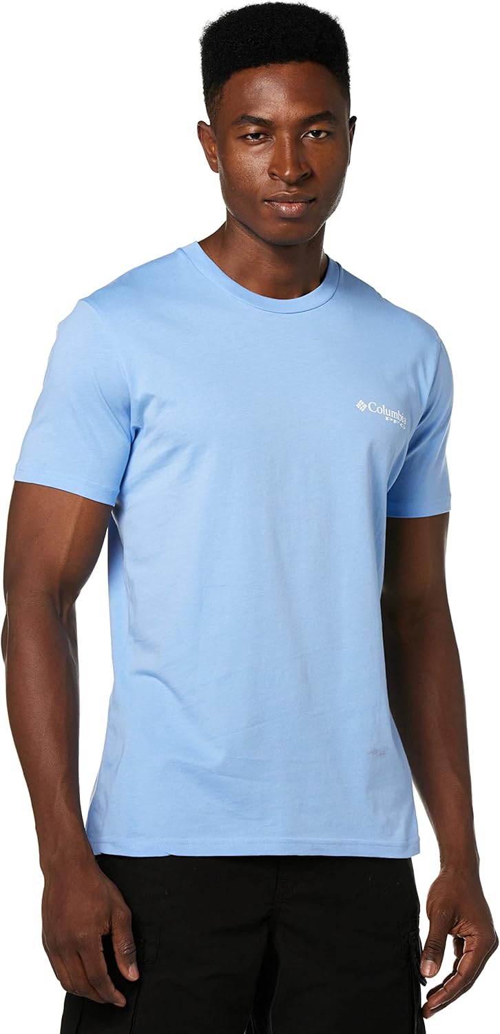 

Columbia мужская футболка PFG Graphic, White Cap/Flint