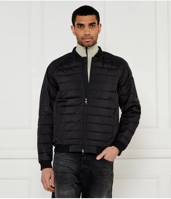 Куртка-Бомбер BOSS X URBAN X J_Ordos regular fit Boss Green, черный