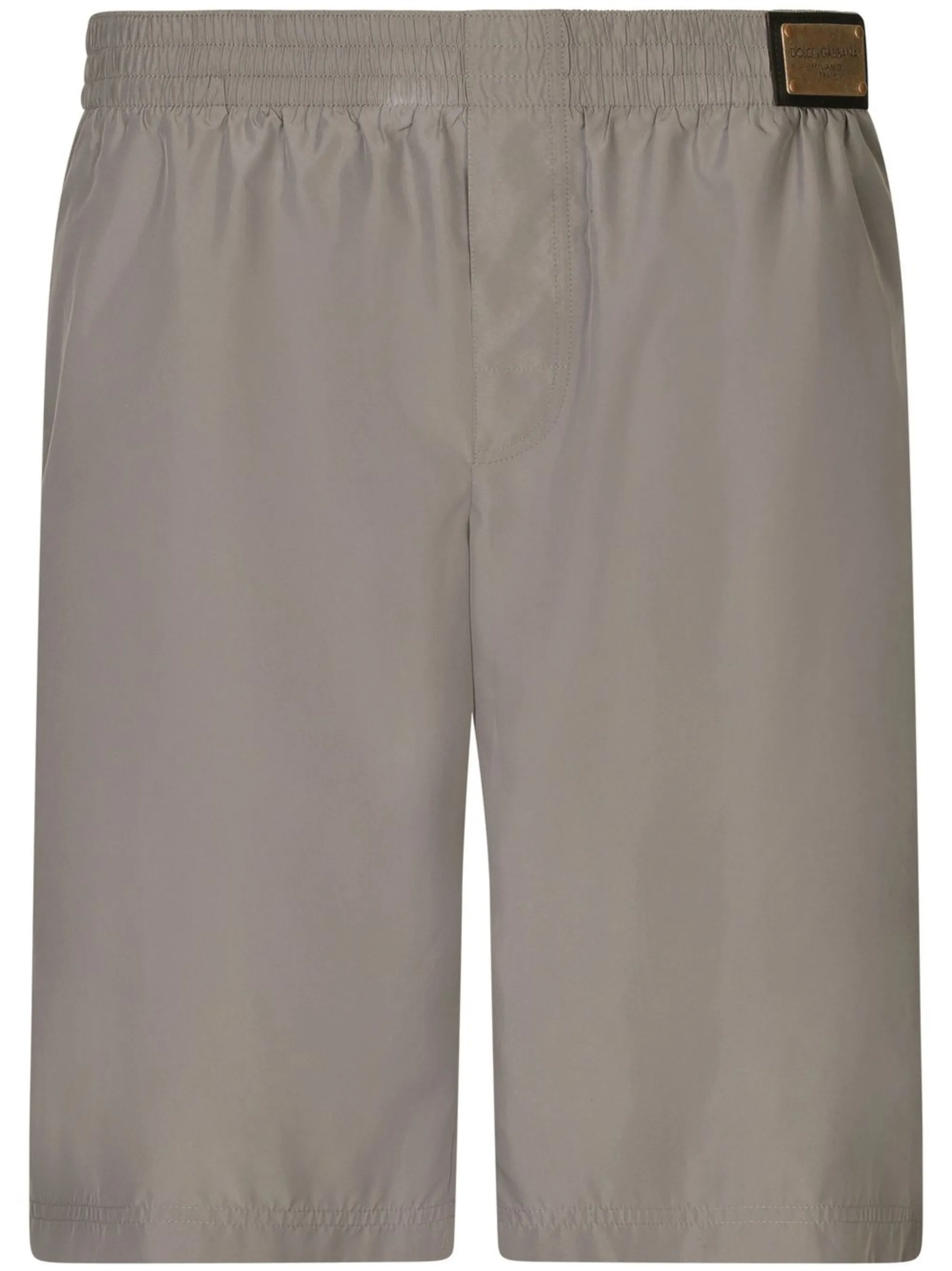 

Плавки-шорты с нашивкой-логотипом Dolce & Gabbana, серый