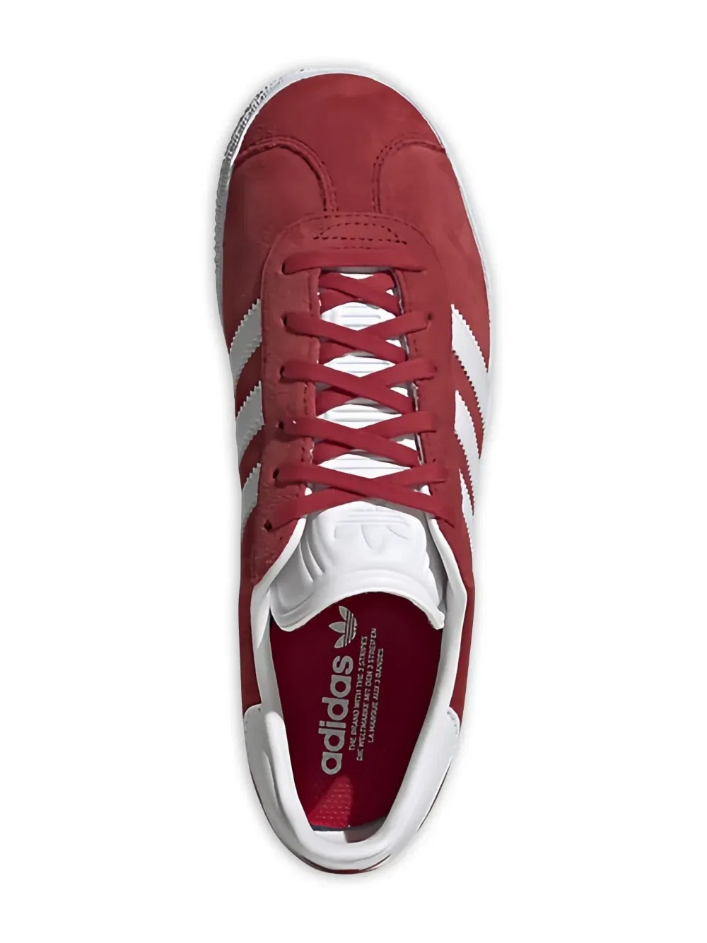 Кроссовки Gazelle Adidas Kids, красный — фото 2