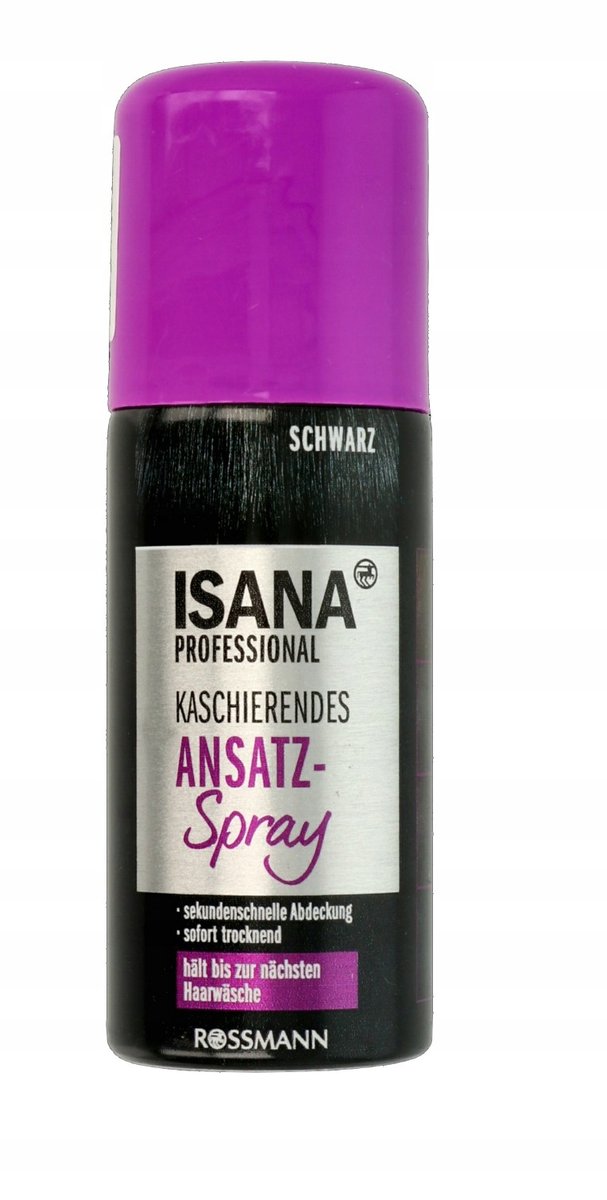 

Isana Hair Spray, маскирующий отрастание волос, черный