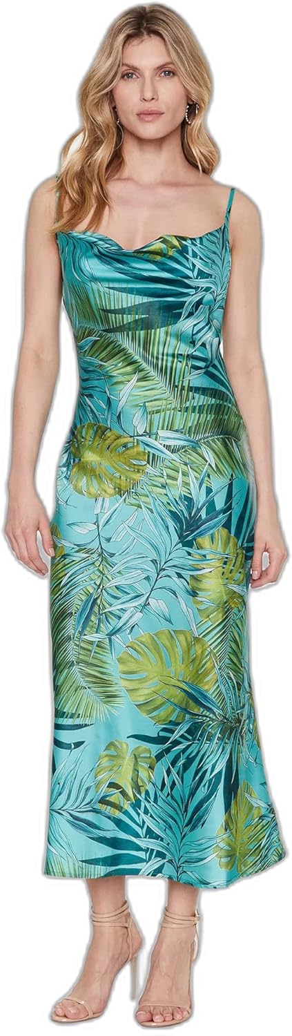 

GUESS Женское платье Akilina, Original Teal Monstera