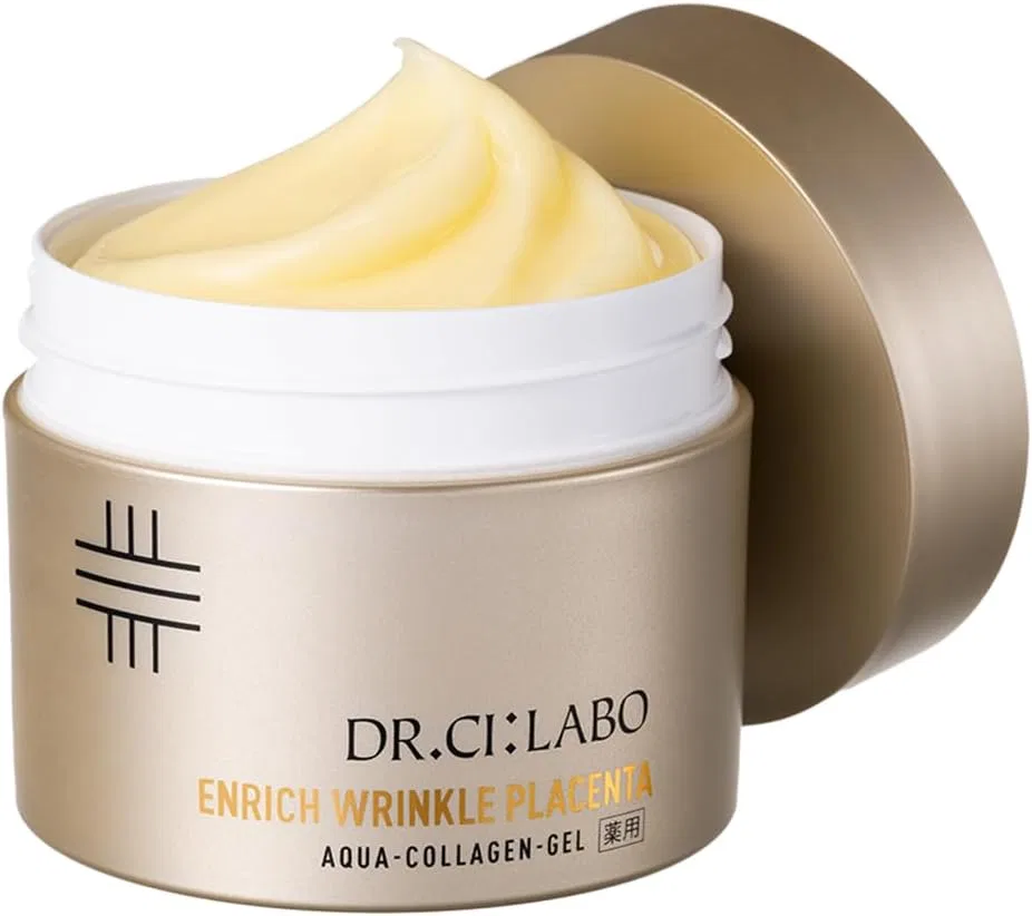 Гель для лица Dr.Ci:Labo New Medicated Aqua-Collagen Gel Enriched Wrinkle Placenta A, 200 г