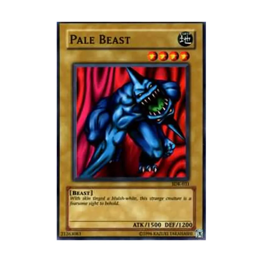 

CCG Бледный зверь (Обычный), Yu-Gi-Oh - Structure Deck - Kaiba - Singles