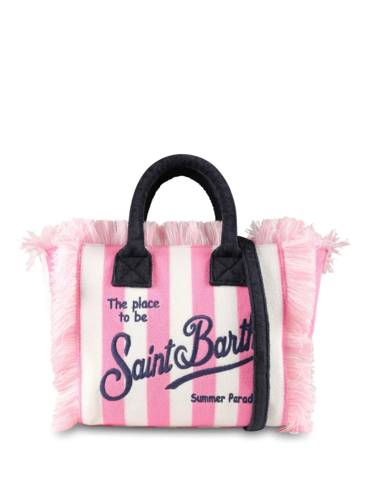 

Полосатая сумка на плечо MC2 Saint Barth Kids, розовый