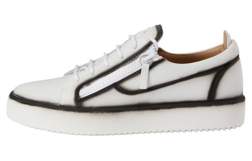 

Низкие кожаные кроссовки Frankie Giuseppe Zanotti, White