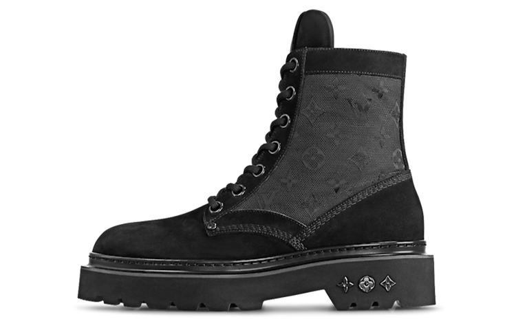 

LOUIS VUITTON Ботинки Ranger Ankle Boots мужские черные, Черный, LOUIS VUITTON Ботинки Ranger Ankle Boots мужские черные