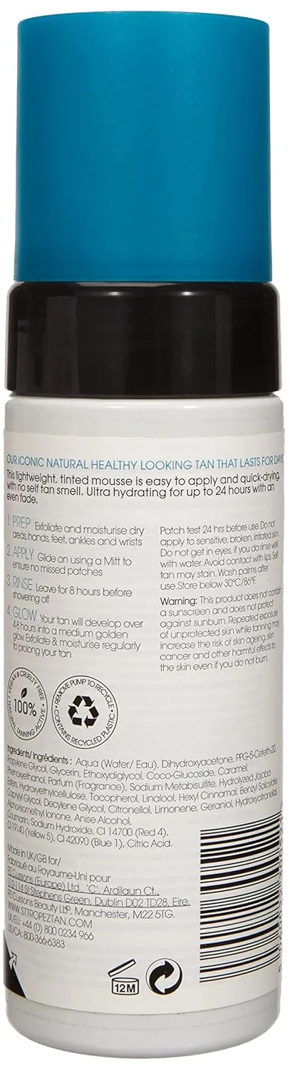 Мусс для автозагара St.Tropez Classic Bronzing Self Tan Mousse для получения естественного загара без разводов и с золотистым оттенком, 113 мл. 118 мл — фото 2
