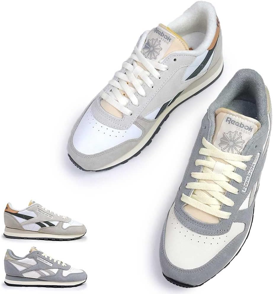 Кроссовки-бутсы Reebok Классическая кожа, 100201110 (Chalk) — фото 4