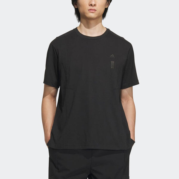 Футболка wuji Футболка азиатские размеры Adidas, черный — фото 3