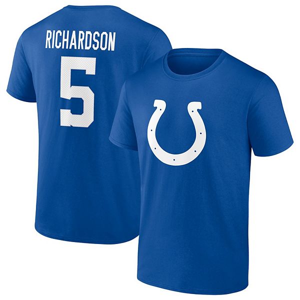 

Футболка мужская fanatics anthony richardson royal indianapolis colts 2023 nfl draft first round pick icon name & number Unbranded