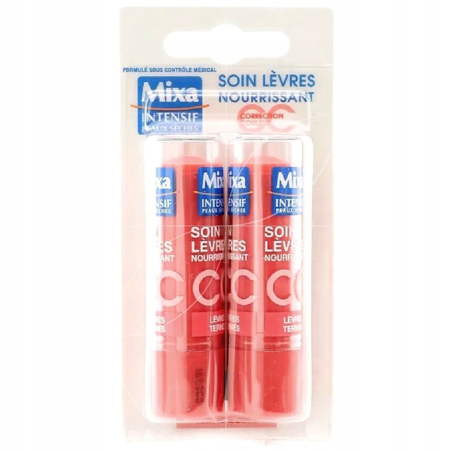

Питательная защитная помада-бальзам Mixa CC 2 шт Maybelline