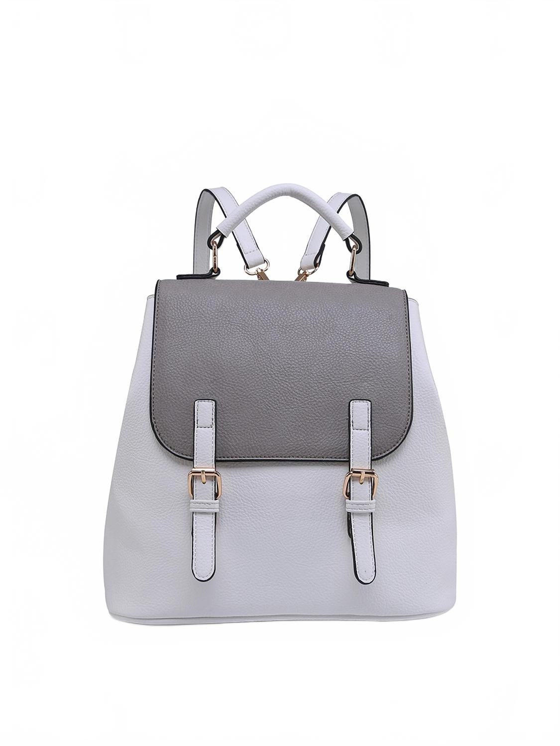 

Женский рюкзак Brooks Vegan в бело-сером цвете Jen & Co.