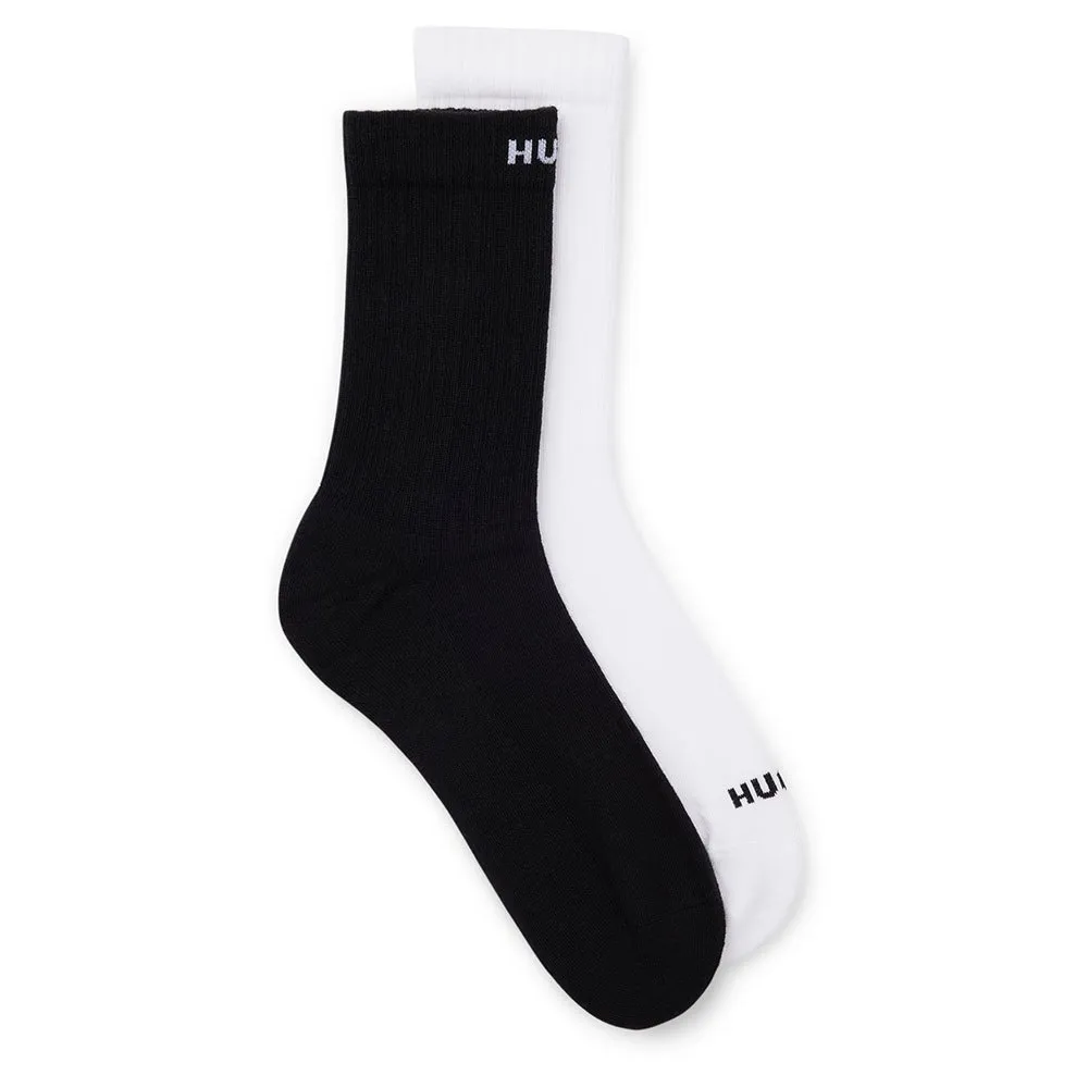 

Носки HUGO Slogan 10261118 2 pairs, черный