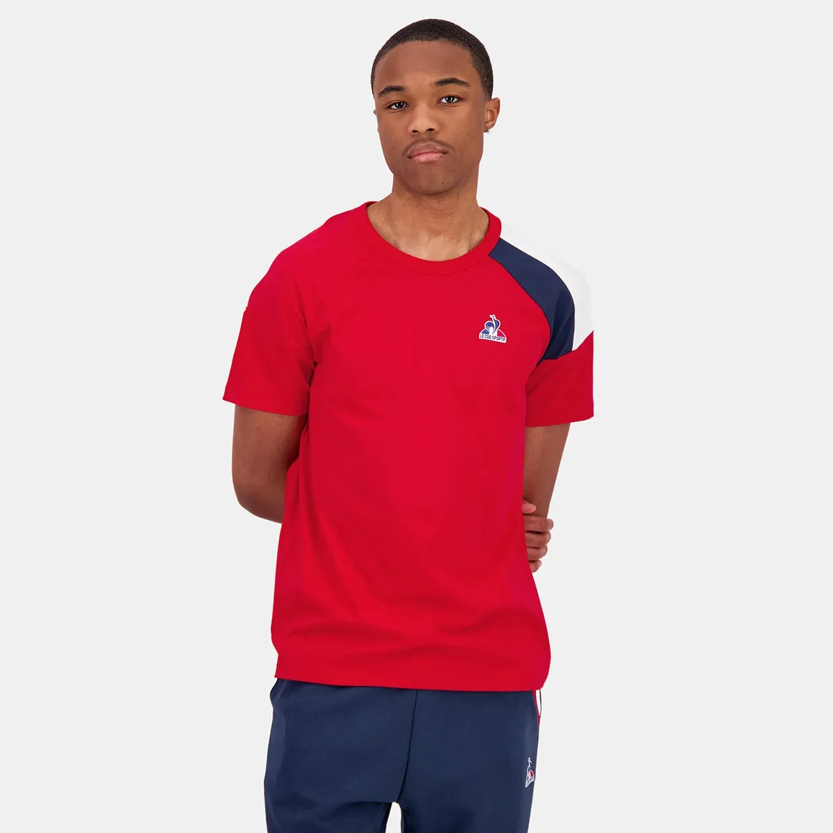 

Мужская футболка TRI Tee SS Nº4 M Le Coq Sportif, красный