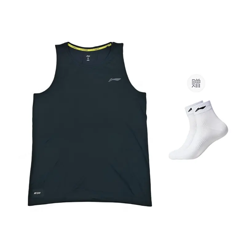 

Футболка-майка Li-Ning Running Collection для мужчин, черный gift li-ning socks