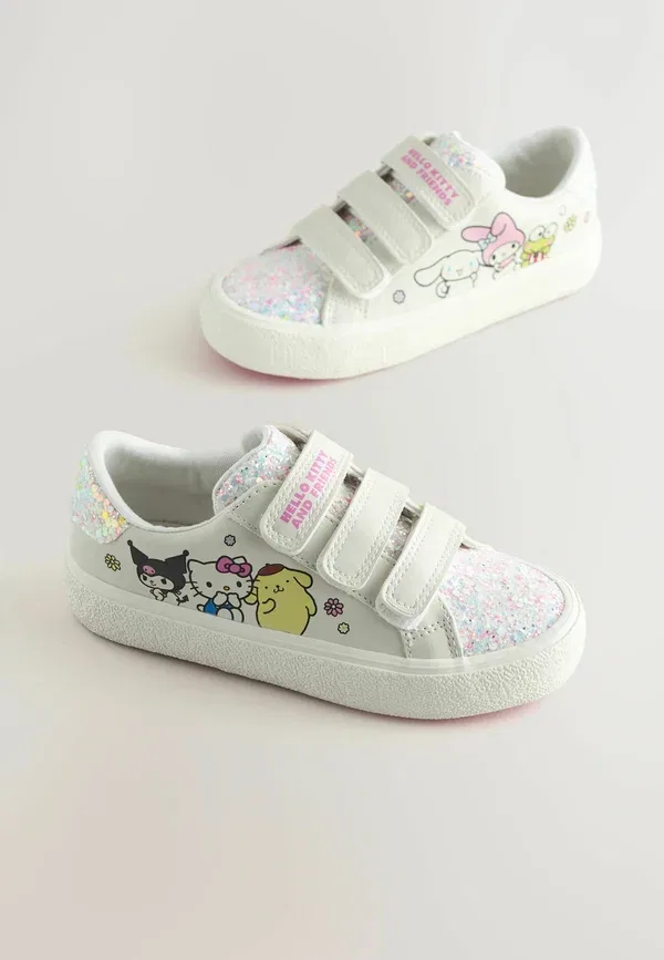 Кроссовки Next Wide fit (g) fit hello kitty & friends touch close fastening trainers, белый — фото 2