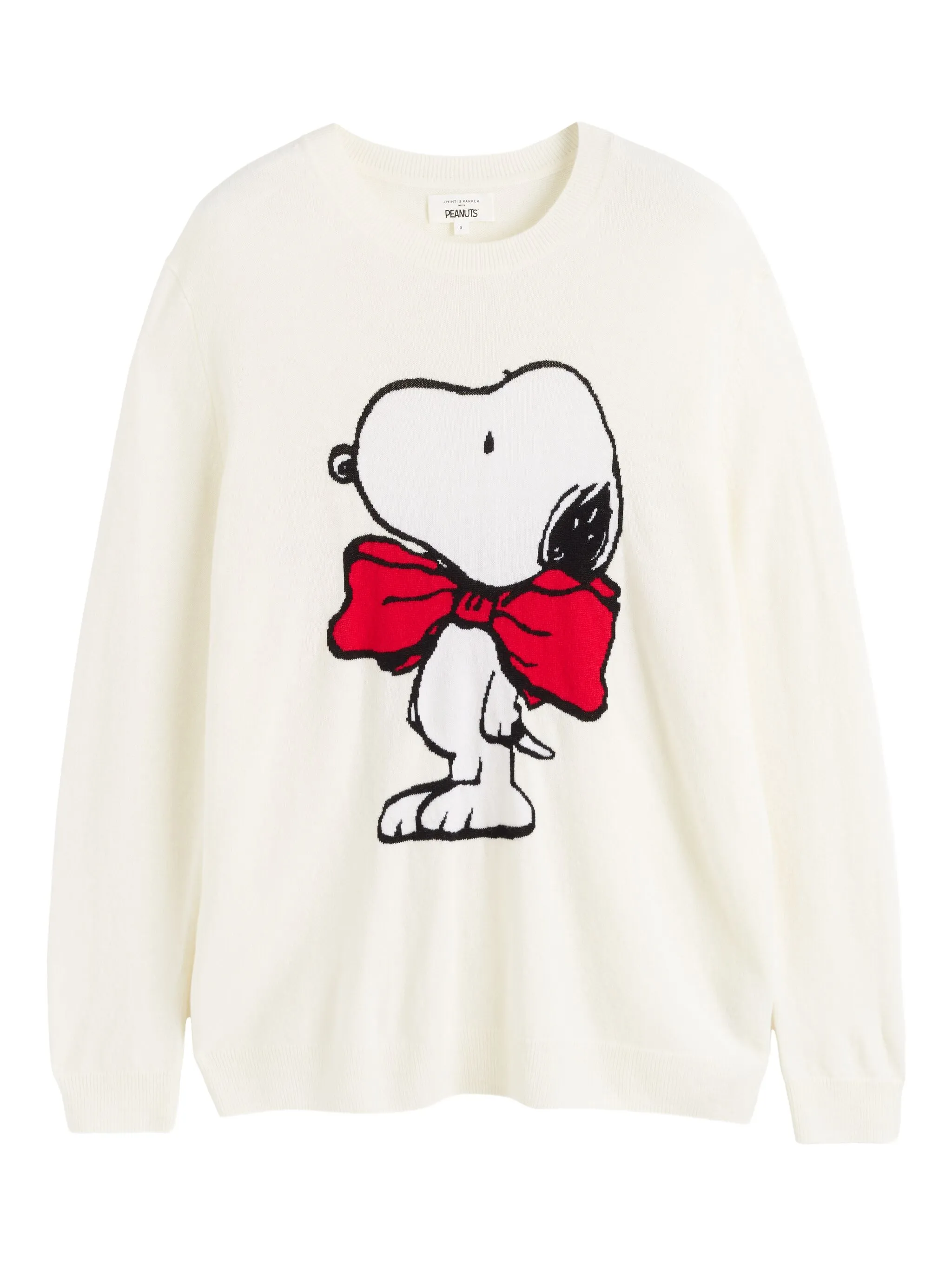 

Свитер с бантом Chinti & Parker, кремовый