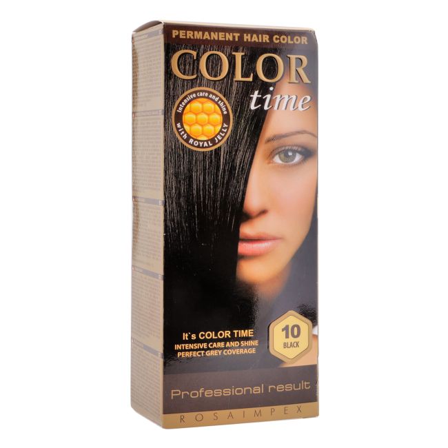 

Краска для волос Rosaimpex Color Time, цвет 10 black