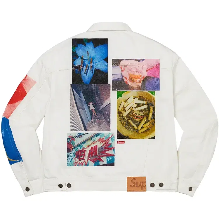 Джинсовая куртка Supreme Daidō Moriyama Denim Trucker Jacket, белый — фото 2