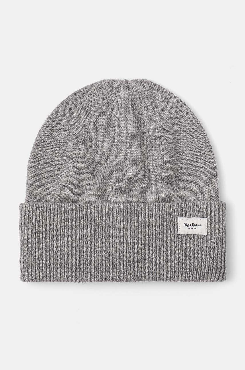 

Кепка из смесовой шерсти Pepe Jeans YELA HAT, серый