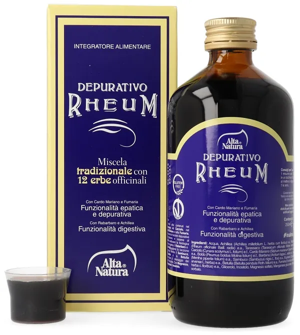 

Alta Natura Depurative Rheum 250 мл Очищающая добавка для улучшения пищеварения