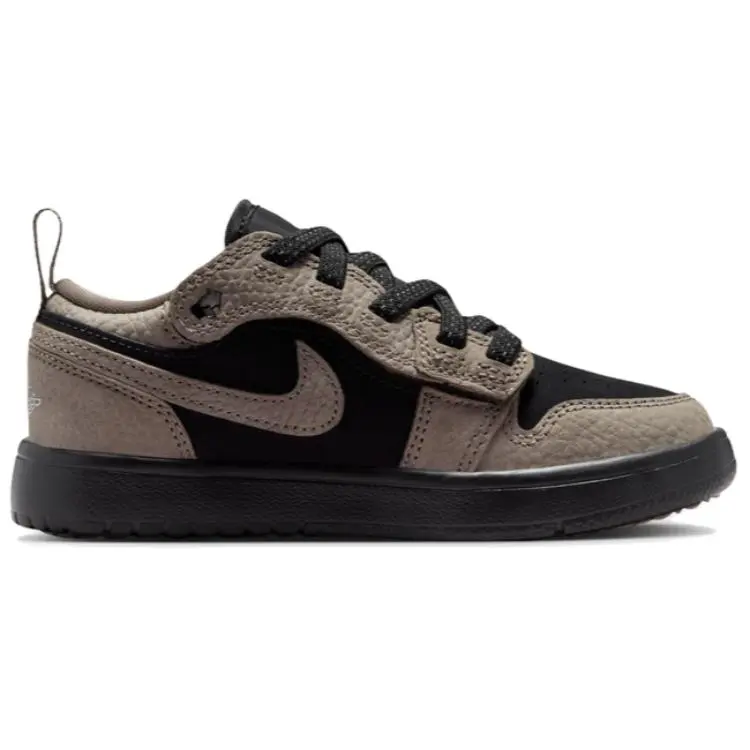Jordan Air 1 Low top детские баскетбольные кроссовки Black Umber для детей 3-7 лет — фото 3