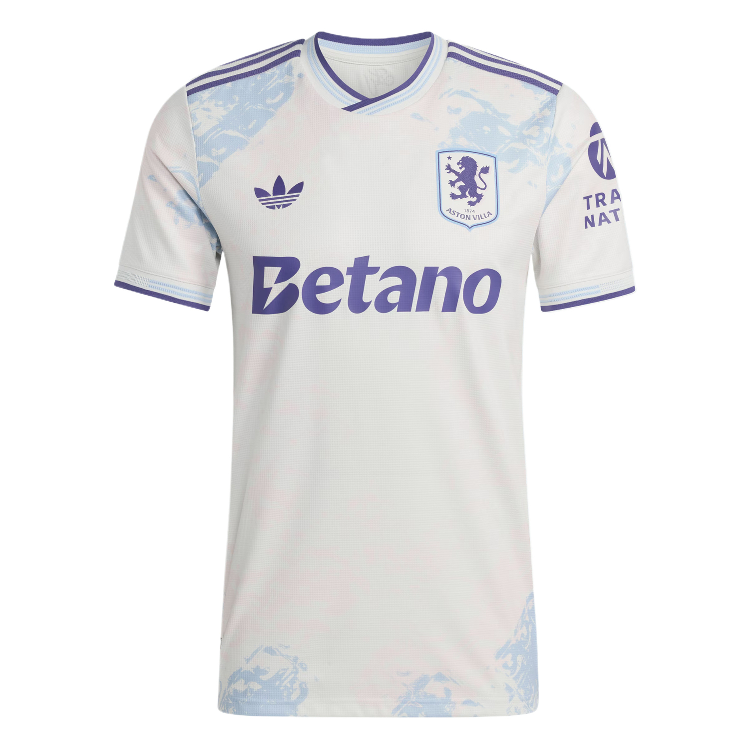 

Футболка Aston Villa FC 25/26 Third Authentic Adidas Originals, белый/синий