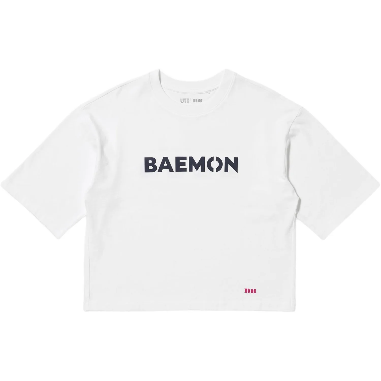 Футболка BABYMONSTER Regular UNIQLO, белый