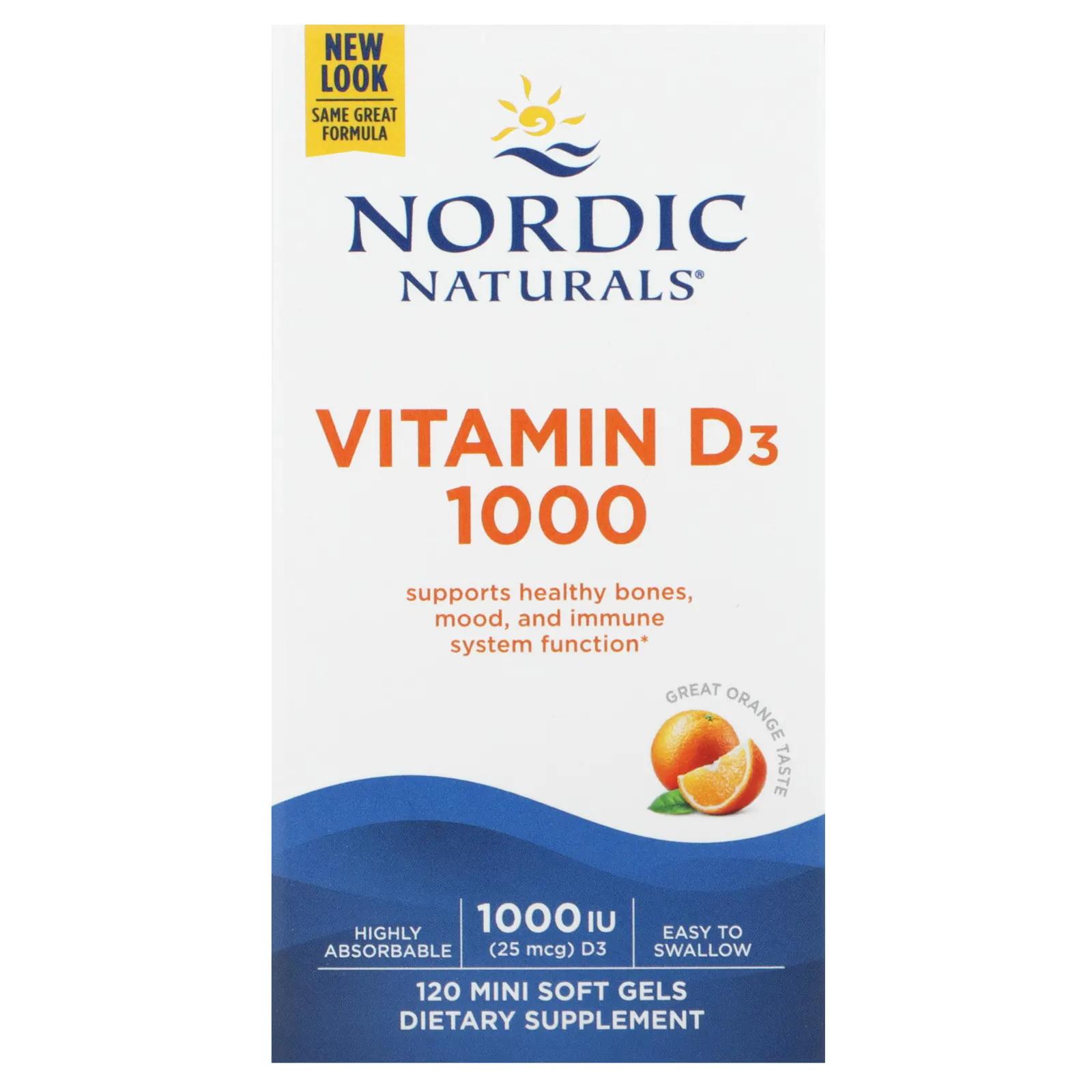 

Nordic Naturals витамин D3 1000 МЕ со вкусом апельсина 120 капсул