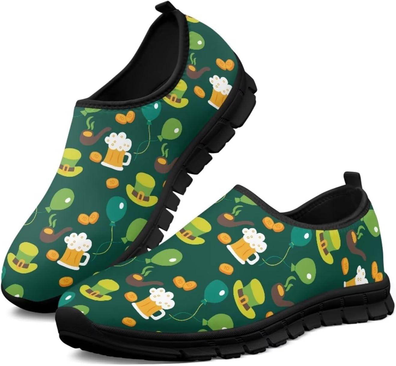 

Мужские повседневные кроссовки слипоны для ходьбы, сетчатые повседневные лоферы Cugasmaru, зеленый