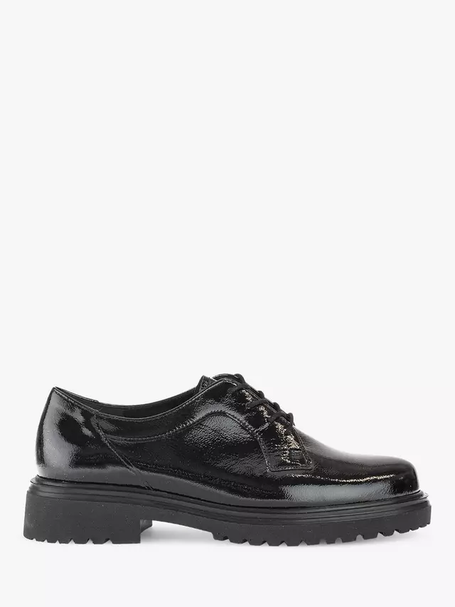 

Броги Gabor Friendly Wide Fit Patent Leather, черный