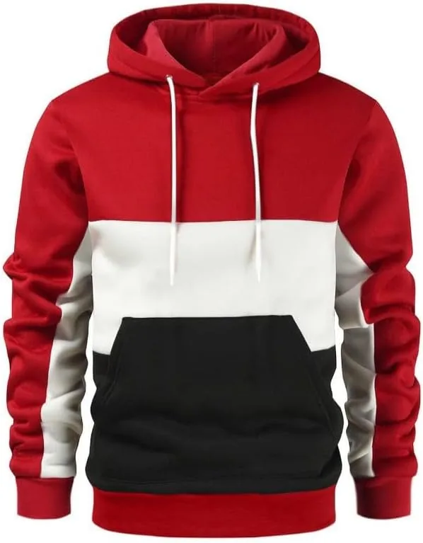 

Мужской худи с капюшоном и карманом-кенгуру LUORUAN