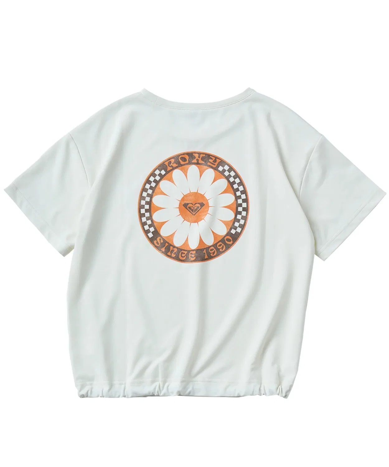 Детский рашгард Roxy MINI WILD FLOWER с цветочным принтом, чёрный — фото 2