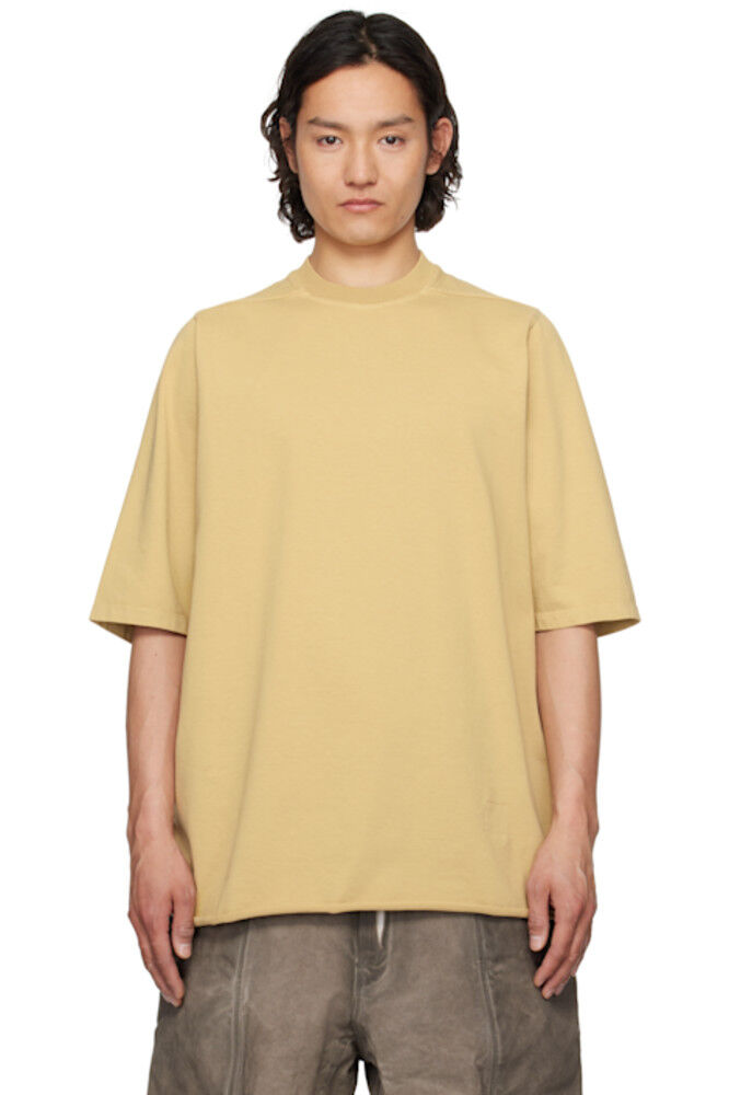 

Футболка Hollywood Jumbo SS бежевого цвета Rick Owens DRKSHDW