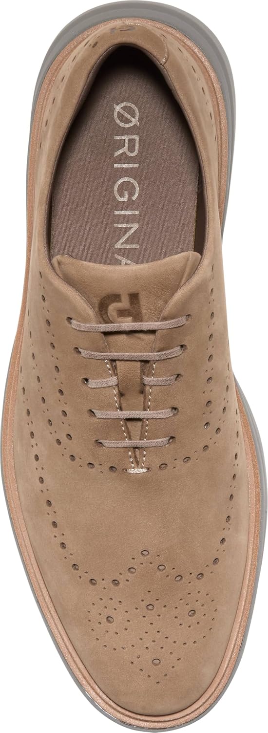 Мужские кроссовки Cole Haan Originalgrant Cityspectre Wingtip, Irish Coffee Nubuck/Light Whiskey — фото 3